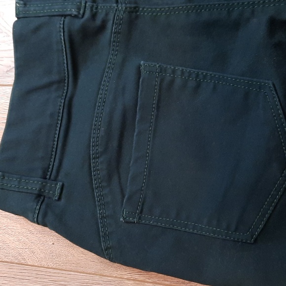 Suko Jeans emerald green stretch skinny jeans pants jeggings, size 6 - Picture 6 of 7
